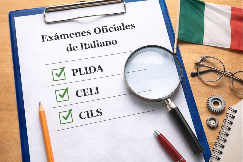 exámenes oficiales de italiano PLIDA CELI CILS e IT