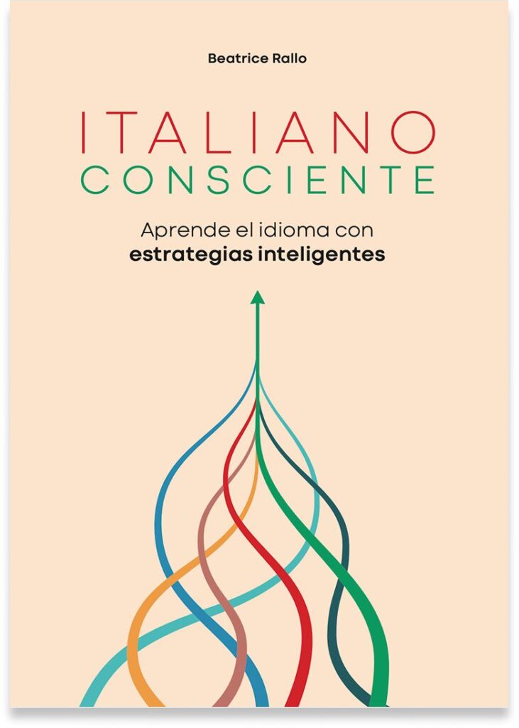Portada del libro “Italiano consciente”, sobre cómo aprender italiano con estrategias basadas en la neurociencia y el neurolanguage coaching.
